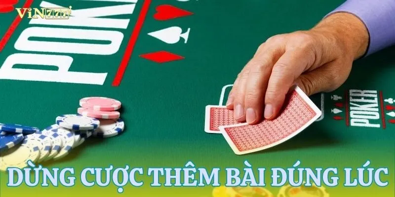 Mẹo chơi Poker hay - Dừng bài đúng lúc
